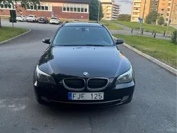 Svart Begagnad 2008 BMW 520 Kombi | 45 000 kr (Bra pris)