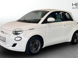 Vit (white) Begagnad 2022 Fiat 500e Icon Halvkombi | 189 900 kr (Superpris)