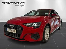 Tangoröd metallic Begagnad 2023 Audi A3 Proline | 279 900 kr (Marknadspris)