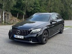 Svart Begagnad 2019 Mercedes C220 AMG line Kombi | 309 900 kr (Marknadspris)