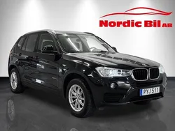 Svart Begagnad 2015 BMW X3 SUV | 169 900 kr (Marknadspris)
