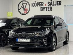 Svart Begagnad 2016 Kia Optima GT-Line Kombi | 164 900 kr (Marknadspris)