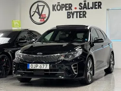 Svart Begagnad 2016 Kia Optima GT-Line Kombi | 164 900 kr (Marknadspris)