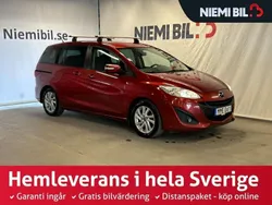 Röd Begagnad 2014 Mazda 5 Minibuss | 129 900 kr