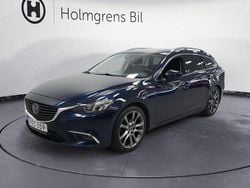 Blå Begagnad 2016 Mazda 6 Optimum Kombi | 174 800 kr (Marknadspris)
