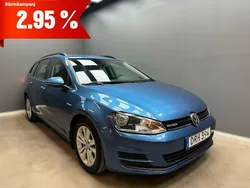 Blå Begagnad 2015 VW Golf VII Kombi | 84 900 kr (Lite dyr)