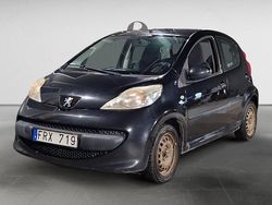 Svart Begagnad 2007 Peugeot 107 Halvkombi | 14 900 kr (Marknadspris)