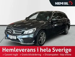 Grå Begagnad 2016 Mercedes C220 AMG line Kombi | 229 900 kr (Marknadspris)