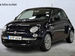 Svart Begagnad 2015 Fiat 500 Halvkombi | 79 900 kr (Marknadspris)