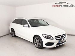 Vit Begagnad 2016 Mercedes C220 AMG line Kombi | 189 000 kr (Marknadspris)