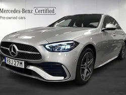 Silver Begagnad 2024 Mercedes C300e Advanced Plus Sedan | 509 000 kr (Bra pris)