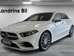 Vit Begagnad 2019 Mercedes A220 AMG line Halvkombi | 299 900 kr