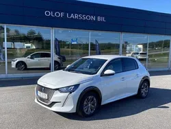 Vit Begagnad 2021 Peugeot e-208 Allure Halvkombi | 269 500 kr