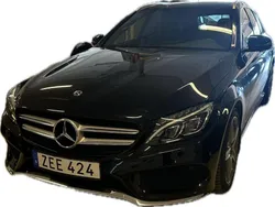 Svart Begagnad 2018 Mercedes C200 AMG line Kombi | 309 000 kr (Lite dyr)