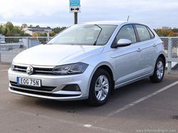 Silver samma som bilen Begagnad 2019 VW Polo Comfortline Halvkombi | 174 900 kr (Lite dyr)