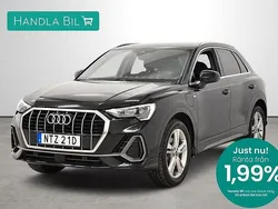 Svart Begagnad 2021 Audi Q3 S-Line SUV | 309 900 kr (Marknadspris)