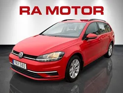 Röd Begagnad 2017 VW Golf VII Kombi | 149 700 kr (Marknadspris)