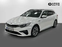 Vit Begagnad 2019 Kia Optima Hybrid 2 Sedan | 213 500 kr (Marknadspris)