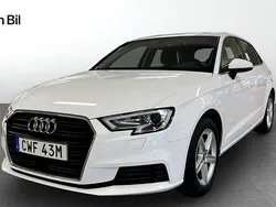 Vit Begagnad 2019 Audi A3 Sportback Proline Halvkombi | 179 900 kr (Marknadspris)