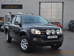 Svart Begagnad 2016 VW Amarok Pickup | 149 900 kr (Marknadspris)