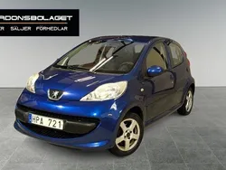 Mörkblå Begagnad 2008 Peugeot 107 Halvkombi | 24 900 kr (Marknadspris)