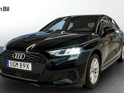 Brilliantsvart Begagnad 2023 Audi A3 Proline Sedan | 259 000 kr (Bra pris)