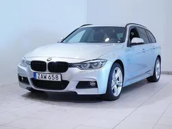 Silver (glaciärsilver metallic) Begagnad 2017 BMW 320 M Sport Kombi | 259 900 kr (Dyr)
