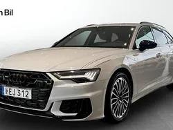 Glaciärvit metallic Begagnad 2024 Audi A6 S-Line Kombi | 599 000 kr (Dyr)