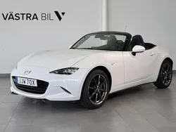 Vit Begagnad 2019 Mazda MX5 Cab | 299 900 kr (Marknadspris)