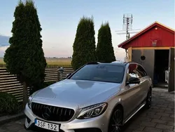 Silver Begagnad 2016 Mercedes C220 AMG line Kombi | 235 000 kr (Lite dyr)