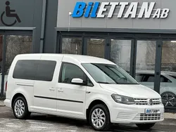 Vit Begagnad 2018 VW Caddy Maxi Life Life Minibuss | 279 900 kr