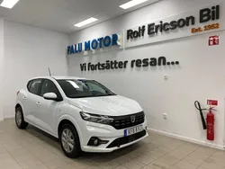Vit Begagnad 2022 Dacia Sandero Comfort Halvkombi | 159 500 kr (Marknadspris)