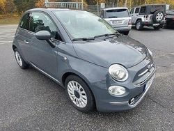 Grå Begagnad 2017 Fiat 500 Lounge Halvkombi | 89 900 kr (Marknadspris)