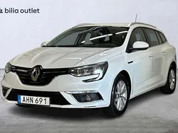 Vit Begagnad 2017 Renault Mégane GrandTour Zen Kombi | 114 900 kr (Marknadspris)