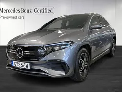 Mörkgrå Begagnad 2023 Mercedes EQA300 AMG line SUV | 484 000 kr (Lite dyr)