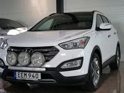 Vit Begagnad 2013 Hyundai Santa Fe Premium SUV | 124 500 kr (Marknadspris)