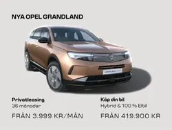 Ny 2025 Opel Grandland Electric SUV | 569 900 kr