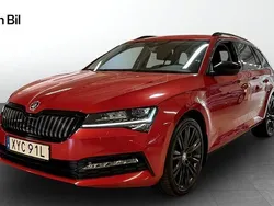 Röd (velvet red metallic) Begagnad 2022 Skoda Superb Style Kombi | 314 900 kr (Bra pris)