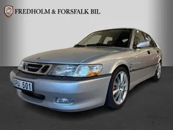 Ljusgrå Begagnad 2001 Saab 9-3 Aero Halvkombi | 79 900 kr
