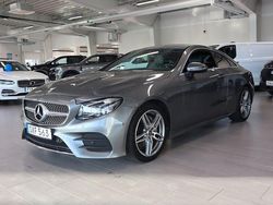 Grå Begagnad 2017 Mercedes E200 AMG Sportkupé | 329 900 kr (Marknadspris)