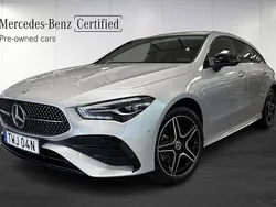Silver Begagnad 2023 Mercedes CLA250e Shooting Brake AMG Kombi | 399 000 kr (Marknadspris)