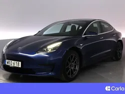 Blå Begagnad 2020 Tesla Model 3 Standard Range Plus Sedan | 237 900 kr (Bra pris)