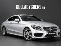 Silver (iridiumsilver metallic) Begagnad 2016 Mercedes C220 AMG Sportkupé | 259 000 kr (Marknadspris)