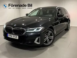 Svart Begagnad 2020 BMW 520 Luxury Line Kombi | 379 000 kr (Marknadspris)
