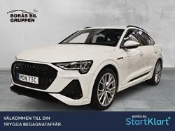 Vit Begagnad 2022 Audi e-tron Sportback S-Line SUV | 479 000 kr (Bra pris)