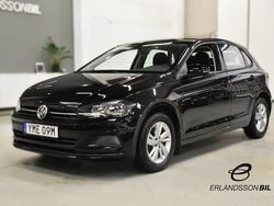 Svart Begagnad 2019 VW Polo Halvkombi | 124 900 kr (Marknadspris)