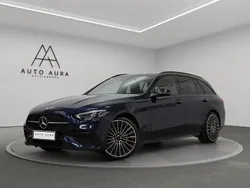 Mörkblå (blå metallic) Begagnad 2022 Mercedes C300e AMG line Kombi | 369 000 kr (Marknadspris)