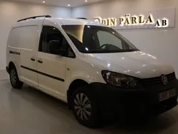 Vit Begagnad 2013 VW Caddy Maxi Minibuss | 69 900 kr (Marknadspris)