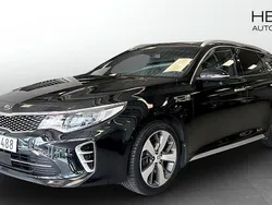 Svart (black) Begagnad 2016 Kia Optima GT-Line Kombi | 179 000 kr (Marknadspris)