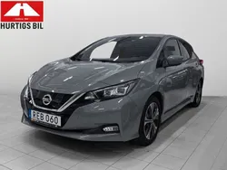 Ljusgrå (mörkgrå metallic) Begagnad 2022 Nissan Leaf N-Connecta Halvkombi | 179 900 kr (Bra pris)